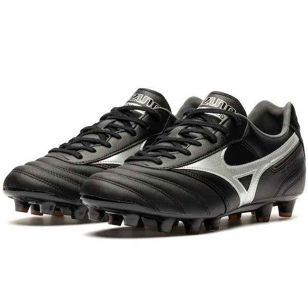 Vista 3 Chuteira de Campo Mizuno Morelia II Pro Adulto PRETO Mizuno PRETO