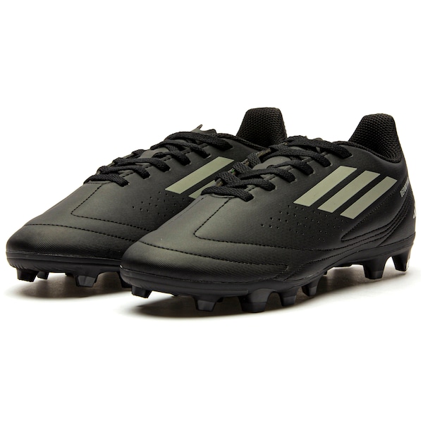 Vista 3 Chuteira de Campo adidas Deportivo III Júnior PRETO/CINZA Adidas PRETO/CINZA