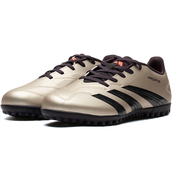 Vista 3 Chuteira Society adidas Predator 24 Club Adulto PRETO Adidas PRETO