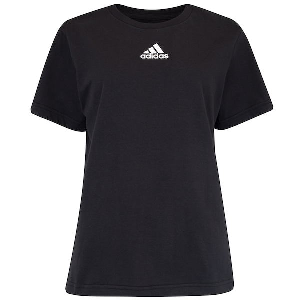 Vista 2 Camiseta Feminina adidas Manga Curta Small Logo PRETO Adidas PRETO