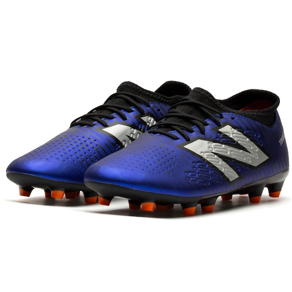 Vista 3 Chuteira de Campo New Balance Tekela Magique FG V4 Adulto AZUL/PRETO New Balance AZUL/PRETO