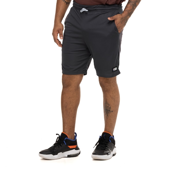 Vista 2 Bermuda NBA Masculina Core Logo PRETO NBA PRETO