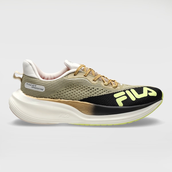 Tênis Feminino Fila Racer Speedzone | Cor: OURO/PRETO | Tamanho: 34