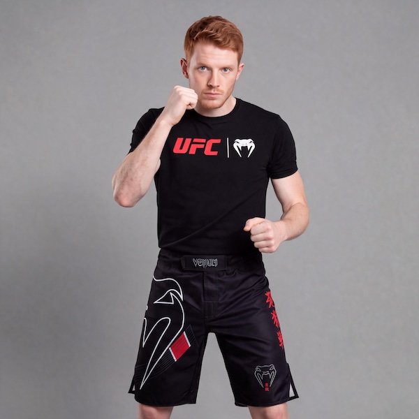 Camiseta Masculina UFC Venum Manga Curta Classic | Cor: PRETO | Tamanho: M