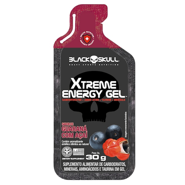 GEL BLACKSKULL XTREME ENERGY GUARANA