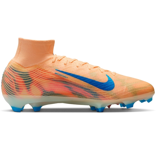 Vista 3 Chuteira de Campo Adulto Nike Mercurial Superfly 10 Elite Mbappé LARANJA/AZUL Nike LARANJA/AZUL