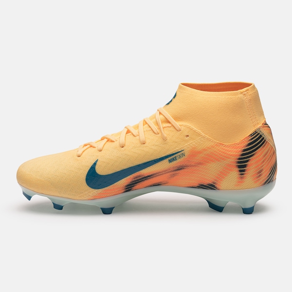 Vista 3 Chuteira de Campo Adulto Nike Air Zoom Mercurial Superfly 10 Academy Mbappé LARANJA/AZUL Nike LARANJA/AZUL