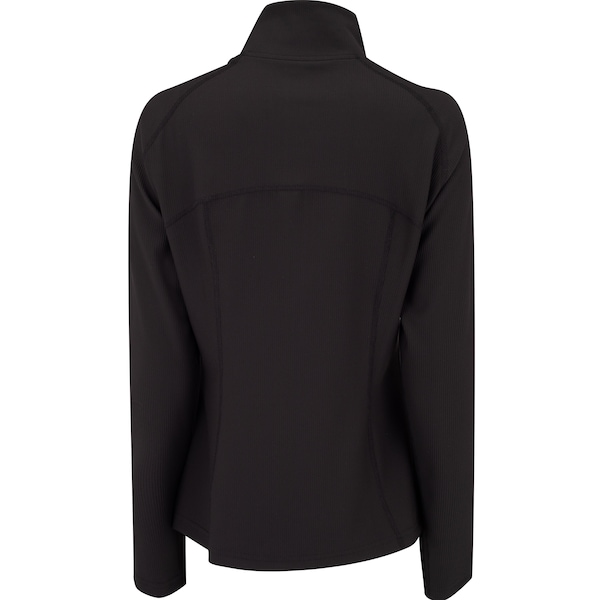 Vista 3 Jaqueta Feminina Oxer Ajustada Textura Bolso Selado PRETO Oxer PRETO