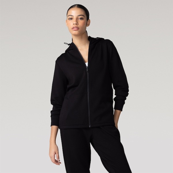 Jaqueta Oxer com Capuz Premium - Feminina | Cor: PRETO | Tamanho: M