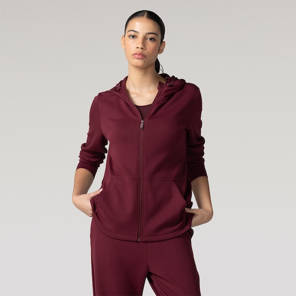 Jaqueta Oxer com Capuz Premium - Feminina | Cor: VINHO | Tamanho: GG