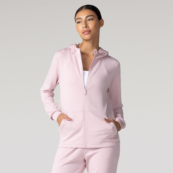 Jaqueta Oxer com Capuz Premium - Feminina | Cor: ROSE | Tamanho: M