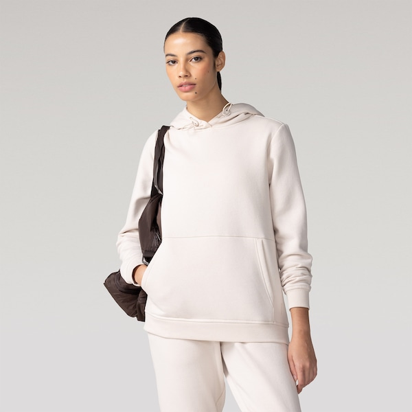Blusa de Moletom Feminina Oxer com Capuz Canguru