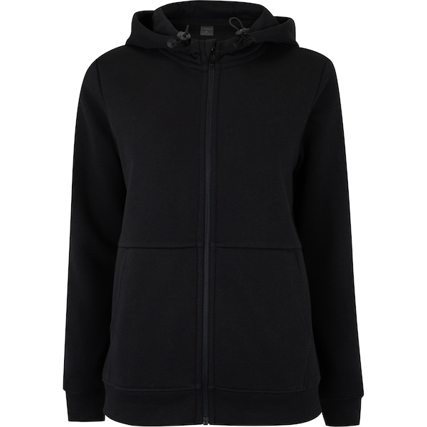 Jaqueta de Moletom Feminina Oxer com Capuz Bex Selado | Cor: PRETO | Tamanho: M