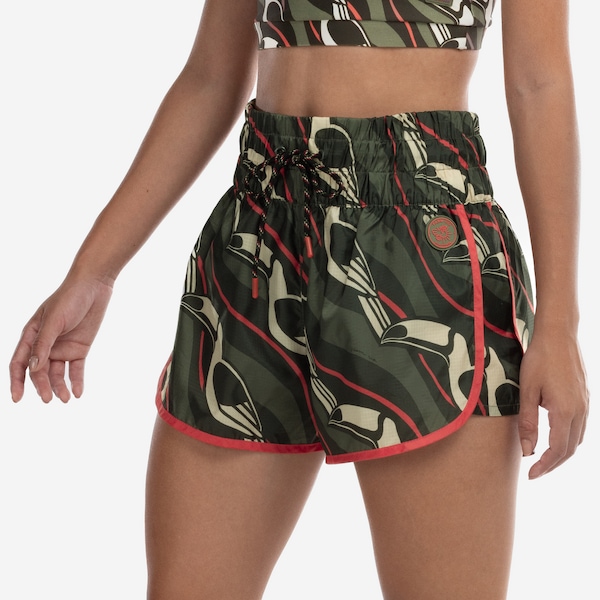 Short Feminino Farm Tucano Gráfico Ajuste Cós