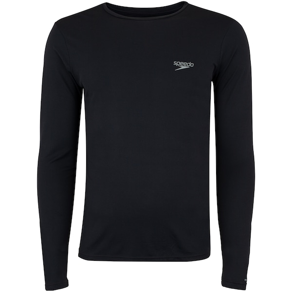 Camiseta Speedo Manga Longa Protection - Masculina | Cor: PRETO | Tamanho: G