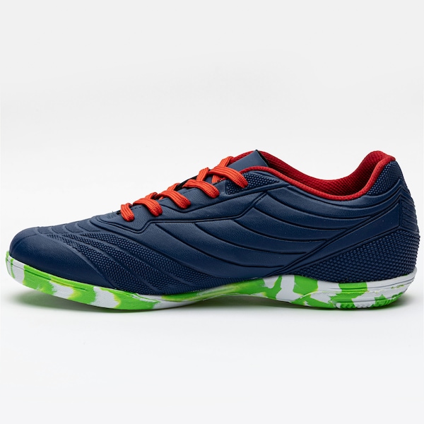 Vista 3 Chuteira Futsal Penalty Matis Kids XXI Júnior AZUL/VERDE Penalty AZUL/VERDE