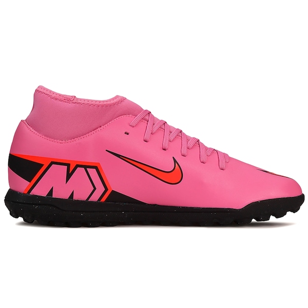 Vista 2 Chuteira Society Nike Mercurial Superfly 10 Club Mds Adulto ROXO/VERMELHO Nike ROXO/VERMELHO