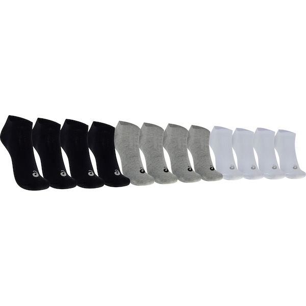 Kit de Meias Cano Curto ASICS Show Soft Tamanho 39 ao 44 Adulto