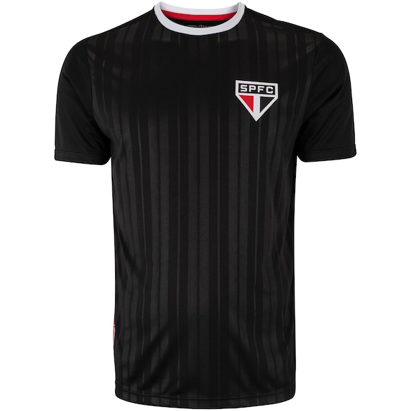 Camiseta do São Paulo Masculina Dry | Cor: PRETO | Tamanho: P