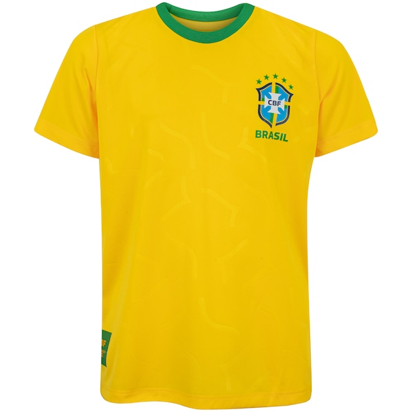 Camiseta do Brasil CBF Infantil Dry
