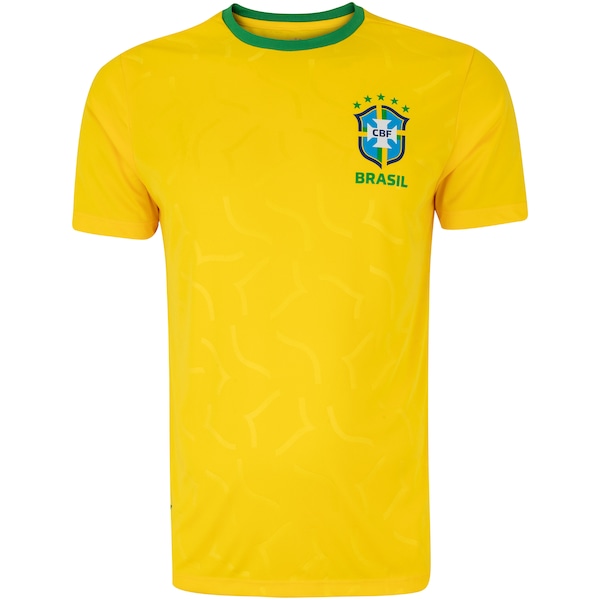 Camiseta da Seleção do Brasil CBF Masculina Dry