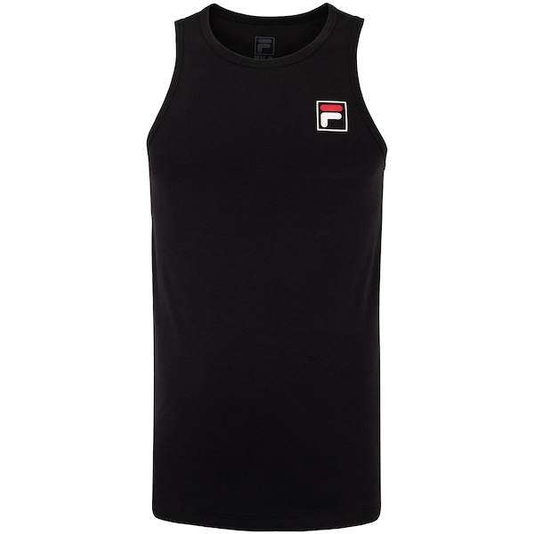 Camiseta Regata Masculina Fila F-Box | Cor: PRETO/BRANCO | Tamanho: P