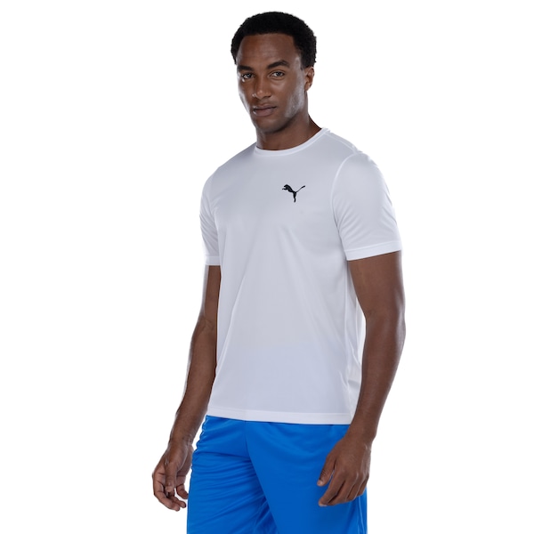 Camiseta Masculina Puma Manga Curta Active Small Logo Tee