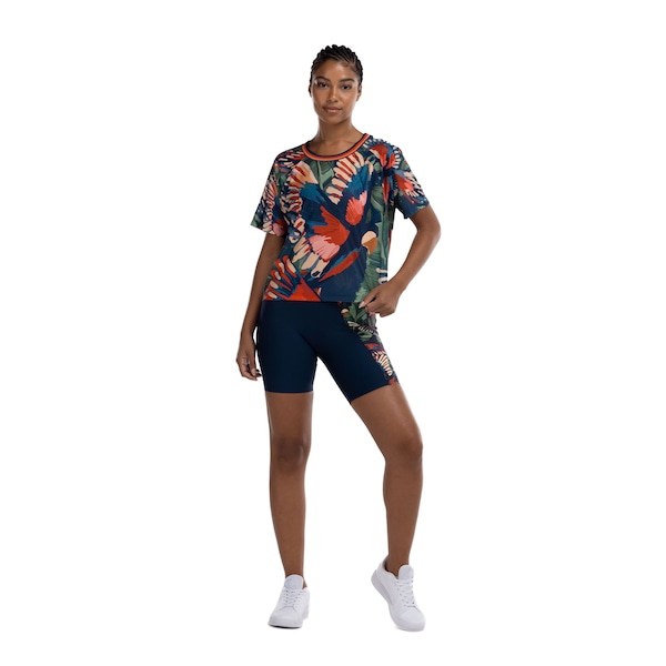 Camiseta Feminina Farm Dry Fit Vôo Pássaros