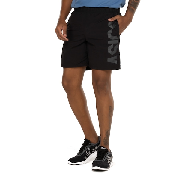 Bermuda Masculina ASICS Logo Estourado