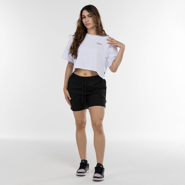 Vista 2 Blusa Cropped Vans Preference Relax BRANCO Vans BRANCO