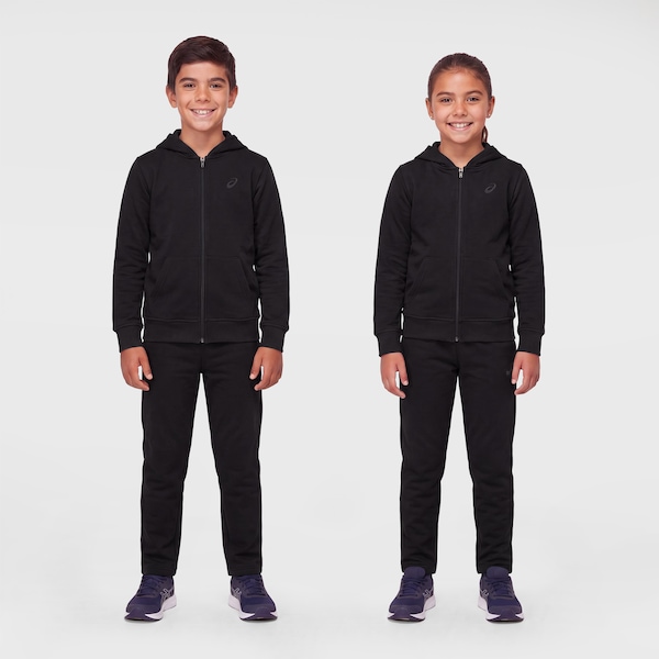 Conjunto de Agasalho Infantil ASICS Interlock Aberto