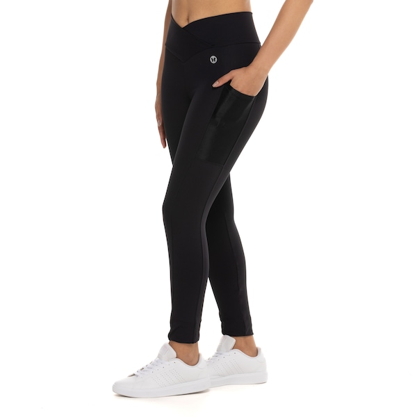 Vista 2 Calça Legging Feminina Vestem Fusô Montreal PRETO Vestem PRETO