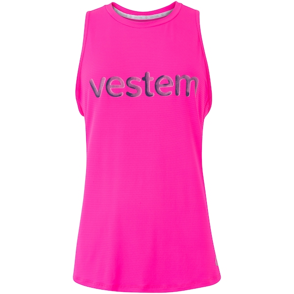 Camiseta Regata Feminina Vestem Biles Dry Fit | Cor: ROSA ESCURO | Tamanho: M
