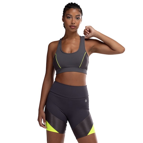 Top Fitness com Bojo Removível Vestem Média Sustentação Marta Adulto