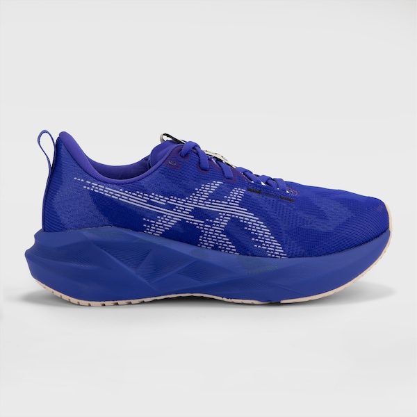 Tênis Feminino Asics Novablast 5 | Cor: AZUL/BRANCO | Tamanho: 39