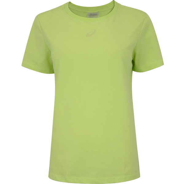 Camiseta Feminina ASICS Manga Curta Malha Spiral