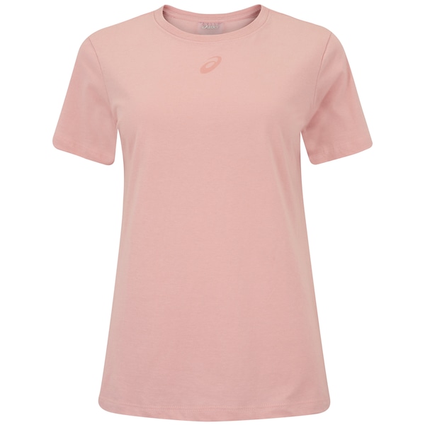 Camiseta Feminina ASICS Manga Curta Malha Spiral