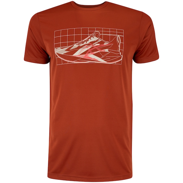 Camiseta Masculina ASICS Manga Curta Estampa Treino