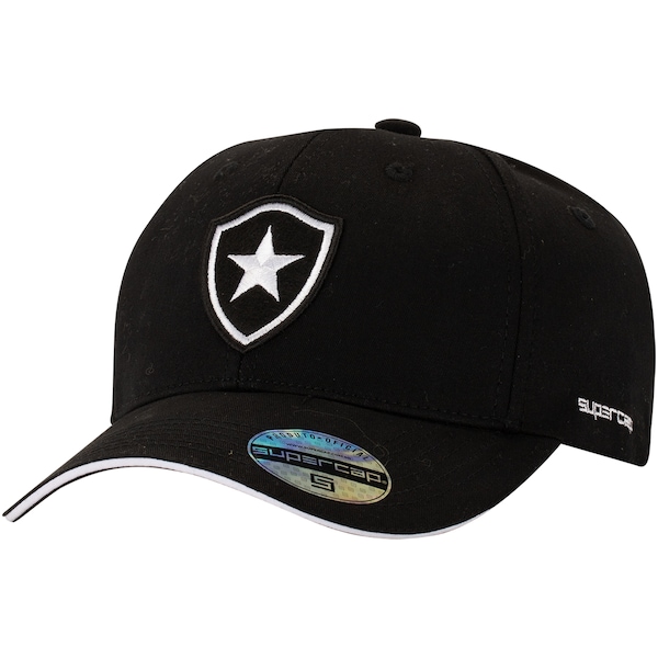 Boné Aba Curva do Botafogo Supercap Bordado Strapback Adulto