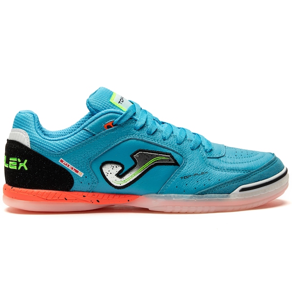 Vista 2 Chuteira Futsal Joma Top Flex Adulto AZUL Joma AZUL