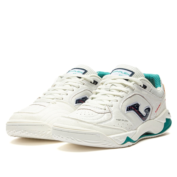 Vista 3 Chuteira Futsal Joma Top Flex Plus Adulto BRANCO Joma BRANCO