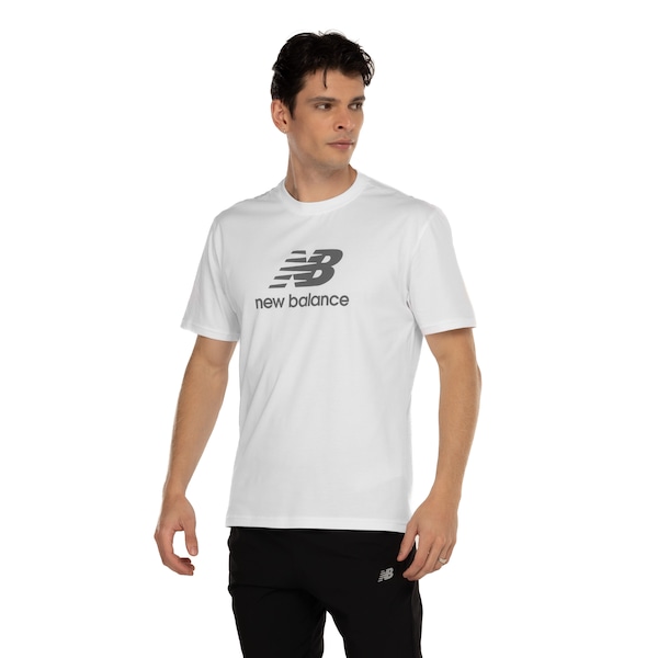 Camiseta Masculina New Balance Manga Curta Essentials