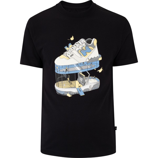 Camiseta Masculina New Balance Manga Curta Fitness Center 550