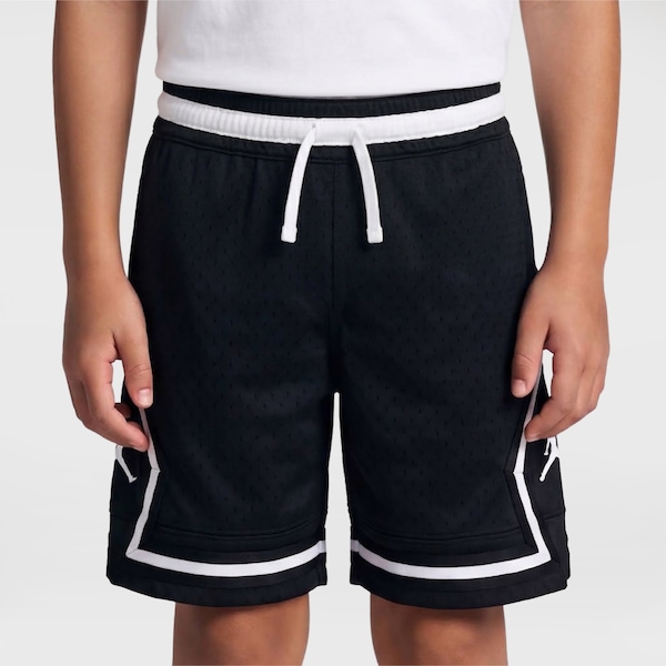 Bermuda Jordan Sportswear Diamond Nike Juvenil | Cor: PRETO | Tamanho: M