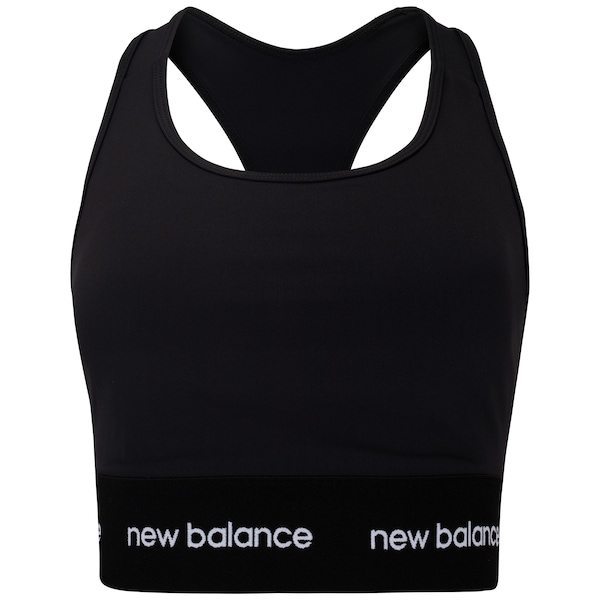 Top Fitness com Bojo Removível New Balance Média Sustentação Sport Essentials Active