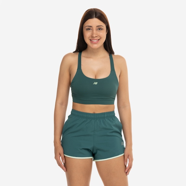 Vista 2 Top Fitness New Balance Alta Sustentação Essentials Run Adulto PRETO New Balance PRETO