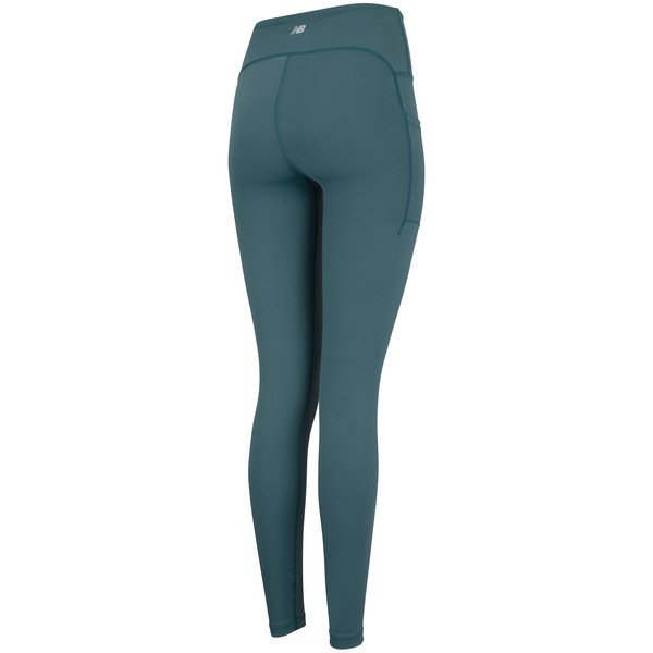 Vista 3 Calça Legging Feminina New Balance Sleek PRETO New Balance PRETO