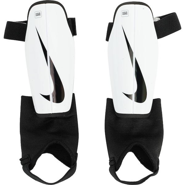 Vista 2 Caneleiras de Futebol Nike Charge Júnior BRANCO Nike BRANCO