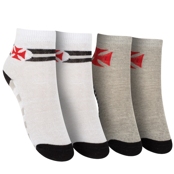 Kit de Meias do Vasco da Gama Rikam Soquete Tamanho 21 ao 24