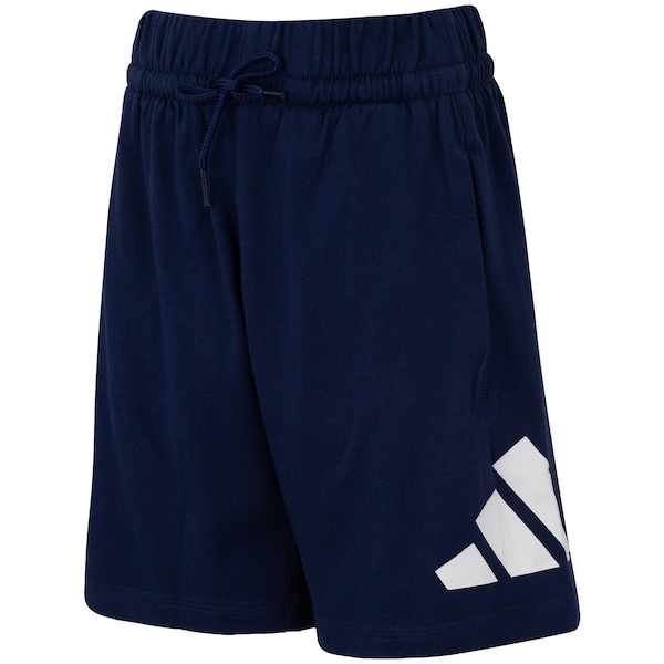 Vista 2 Bermuda Infantil adidas Big Logo AZUL ESC/BRANCO Adidas AZUL ESC/BRANCO